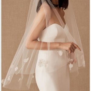 BHLDN Langdon Fingertip Veil NWT